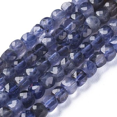 Natural Cordierite/Iolite/Dichroite Beads Strands G-E560-A19-1