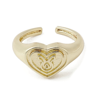 Brass Adjustable Open Rings RJEW-K257-86G-02-1
