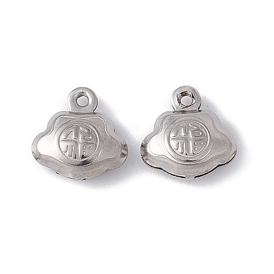 Non-Tarnish 304 Stainless Steel Charms STAS-G291-17P-1