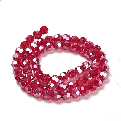 Transparent Glass Beads EGLA-A035-T8mm-B07-1