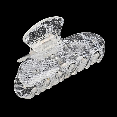 Acrylic Rhinestone Claw Hair Clips PHAR-K007-01A-1