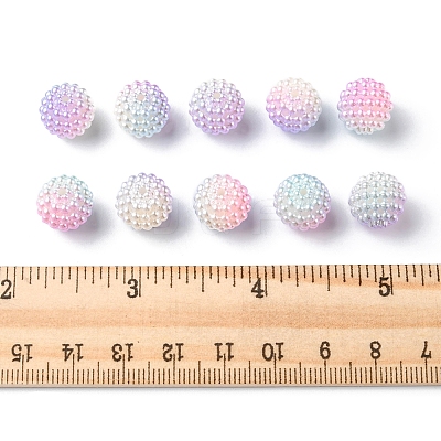 Imitation Pearl Acrylic Beads OACR-FS0001-32E-1