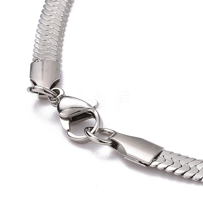 Non-Tarnish 304 Stainless Steel Snake Chains Necklaces NJEW-O058-32P-1