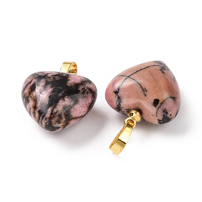 Natural Rhodonite Pendants G-I311-A14-G-1