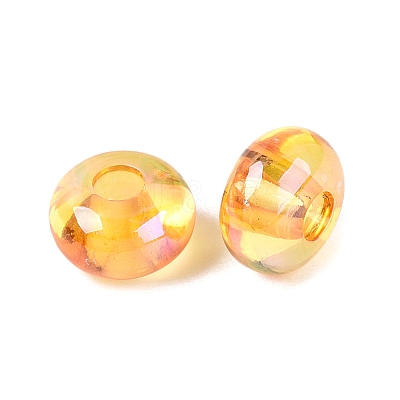 Transparent Acrylic European Beads OACR-E033-20F-1