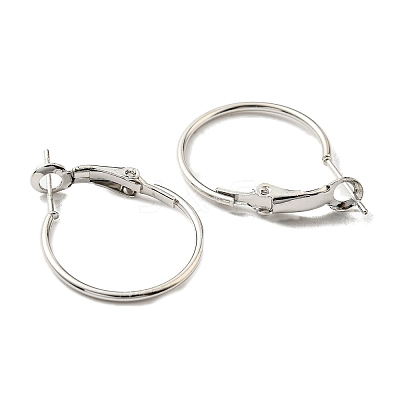 Iron Huggie Hoop Earring Findings IFIN-E025-01A-P-1