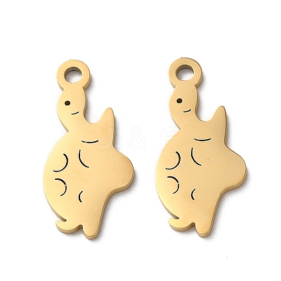 Ion Plating(IP) 304 Stainless Steel Pendants STAS-Q303-22G-1