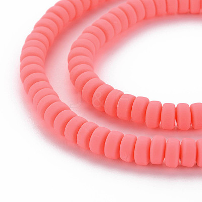 Handmade Polymer Clay Beads Strands CLAY-N008-17-1