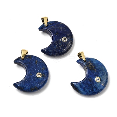Dyed Natural Lapis Lazuli Pendants G-A297-02G-07-1