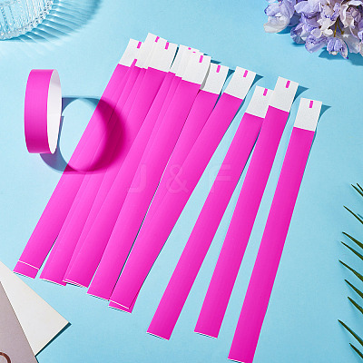 Luminous Paper Disposable Wristbands BJEW-TAC0075-001C-1