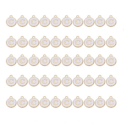 Golden Plated Alloy Charms ENAM-SZ0001-25A-C-1