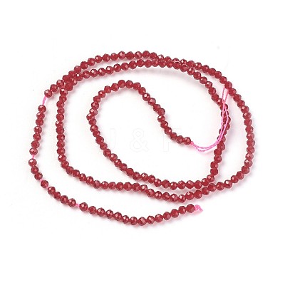 Transparent Glass Beads Strands GLAA-F094-A04-1