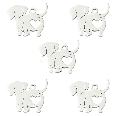 201 Stainless Steel Pendants FIND-CJC0015-07P-1