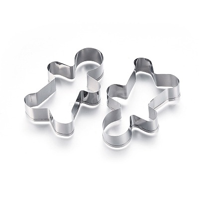 Tarnish Resistant 304 Stainless Steel Christmas Cookie Cutters LS-DIY-E012-72-1