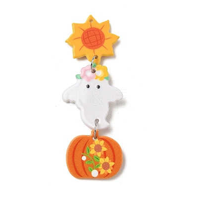 Halloween Printed Acrylic Big Pendants AC-CBACFA6-01A-P-1