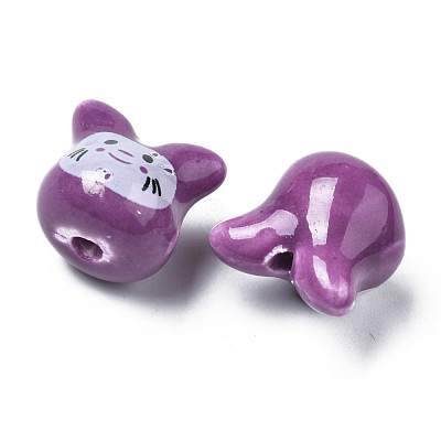 Handmade Porcelain Beads PORC-T007-04D-1