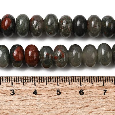 Natural African Bloodstone Beads Strands G-A280-A06-03-1