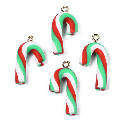 Handmade Polymer Clay Pendants X-CLAY-N010-052-1