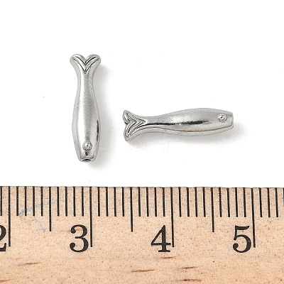 304 Stainless Steel Beads STAS-F320-15B-P-1
