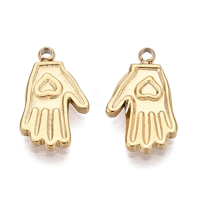 304 Stainless Steel Charms STAS-N125-25B-G-1