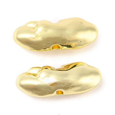 Rack Plating Alloy Beads PALLOY-D023-26G-1