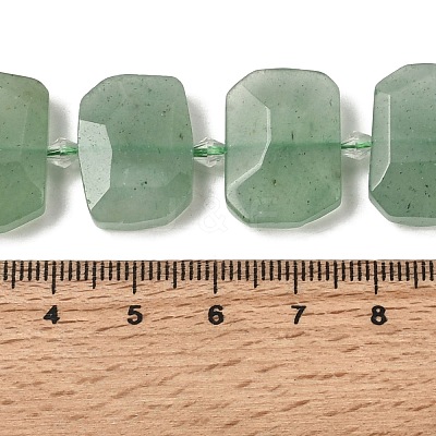 Natural Green Aventurine Beads Strands G-P434-25-1