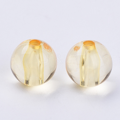 Transparent Acrylic Beads TACR-Q255-10mm-V-1