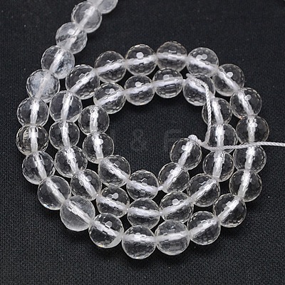 Natural Quartz Crystal Beads G-N0007-8mm-17-1