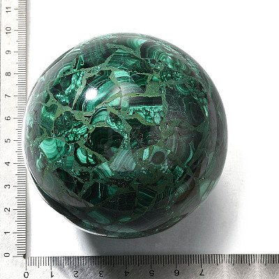 Synthetic Malachite Crystal Ball G-N330-029-01-1