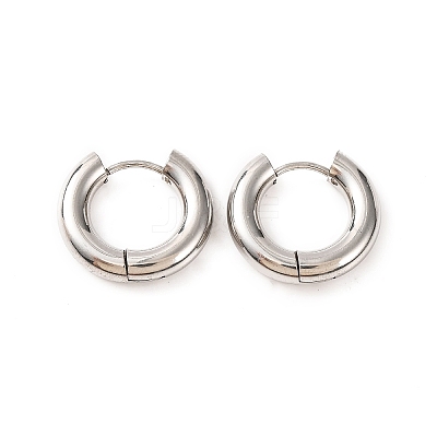 Non-Tarnish 304 Stainless Steel Hoop Earrings for Women EJEW-F339-01P-01-1