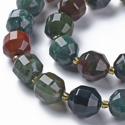 Natural Indian Agate Beads Strands G-T131-124-1