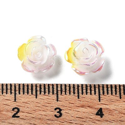 Tricolor Opaque Resin Cabochons CRES-P029-C03-1
