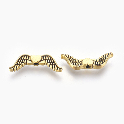 Tibetan Style Alloy Beads TIBEB-6803-AG-FF-1