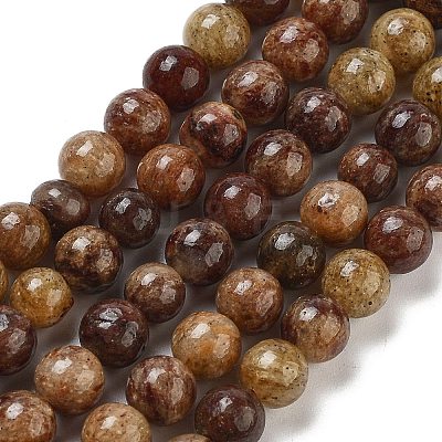 Natural Gemstone Beads Strands G-H045-A01-10MM-1