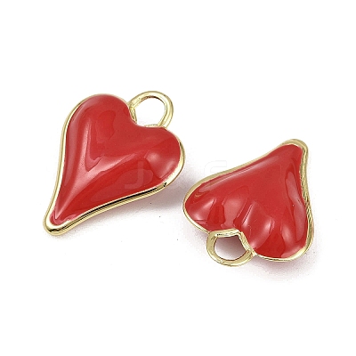 Brass Enamel Pendants KK-I358-002G-A01-1
