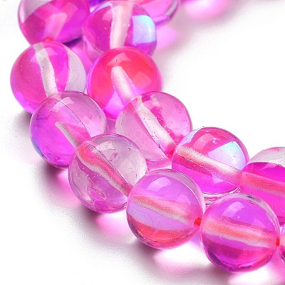 Transparent Glass Beads GLAA-B022-8mm-13-1