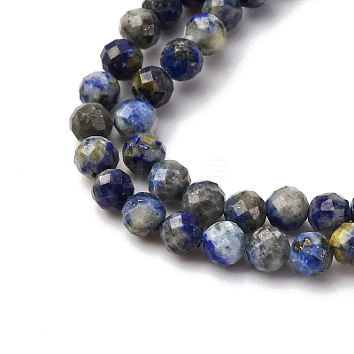 Natural Lapis Lazuli Beads Strands G-RM2025-A41-4mm-B-1