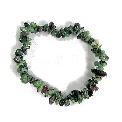 Natural Ruby in Zoisite Stretch Bracelets PW-WG56138-26-1