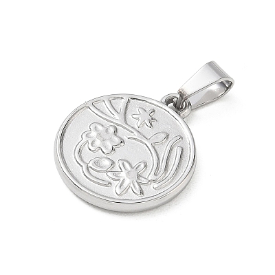 304 Stainless Steel Pendants SA-CBA34D4-03F-P-1