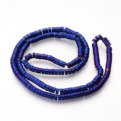 Electroplate Non-magnetic Synthetic Hematite Beads Spacers Strands G-Q486-73-1