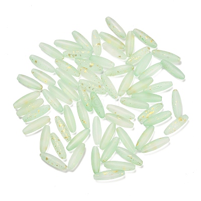 Frosted Glass Beads FGLA-L001-001L-1