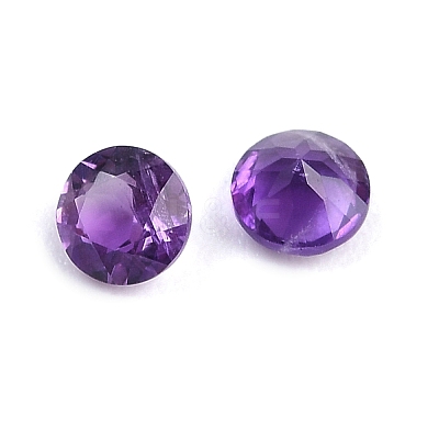 Faceted Natural Amethyst Cabochons G-I295-05C-06-1