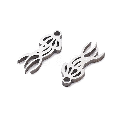 201 Stainless Steel Charms STAS-V001-09-1