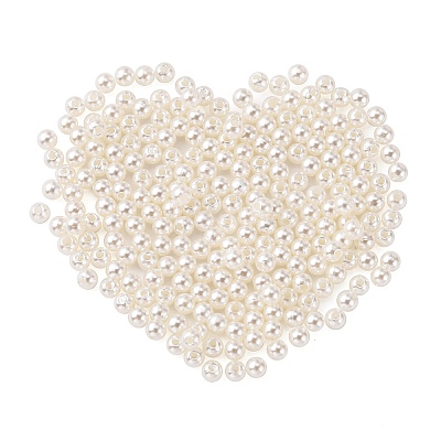 Imitation Pearl Acrylic Beads PL614-1-1