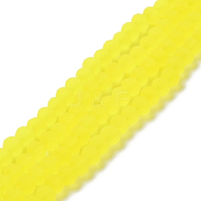 Transparent Glass Beads Strands EGLA-A034-T6mm-MD29-1