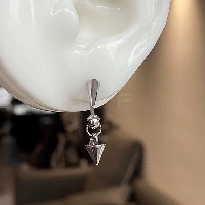 304 Stainless Steel Dangle Stud Earrings FS-WG2B7D5-01-1