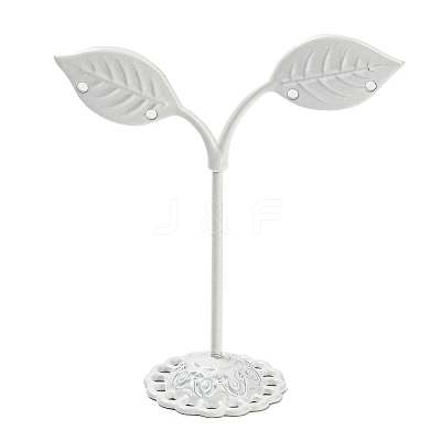 3 Sizes Bean Sprout Leaves Iron Earring Displays EDIS-E013-01B-1