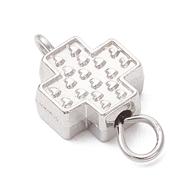 Alloy Cross Connector Charms PALLOY-JF04057-1