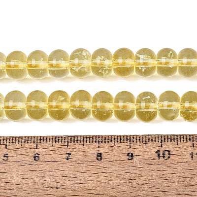 Crackle Transparent Glass Beads Strands GLAA-N074-02B-15-1
