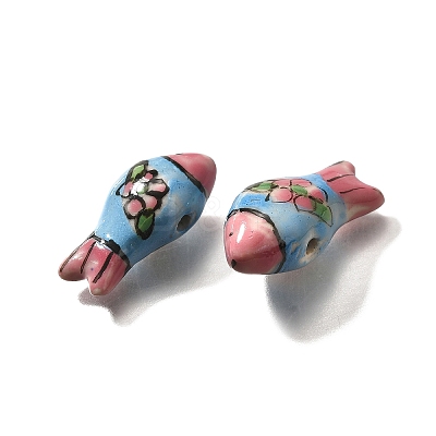 Handmade Porcelain Beads PORC-S002-03B-1